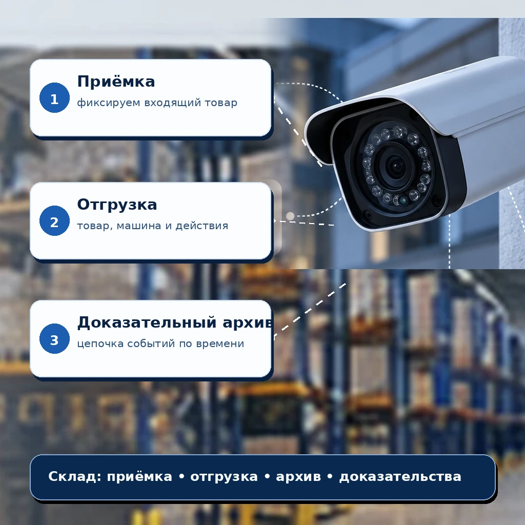 Иллюстрация первого экрана: Склад: как связать приёмку и отгрузку в одну доказательную цепочку